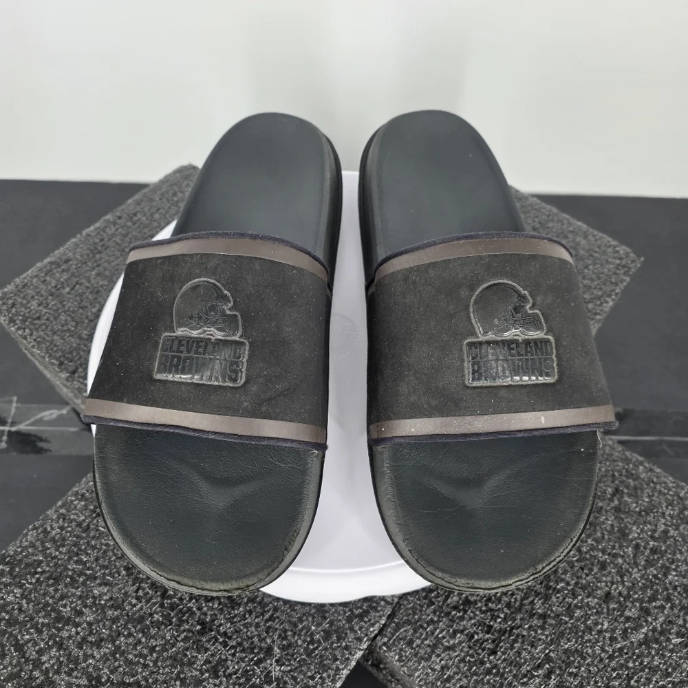 Nike Offcourt NFL Cleveland Browns Slides Black Men's 13 Shoe DD0512-001 Sandals